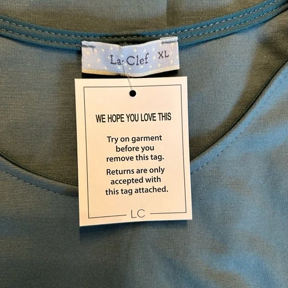 La Clef Sleeveless Fitted Career Maternity Dress Women’s SZ XL Blue Baby Bump - Picture 7 of 8